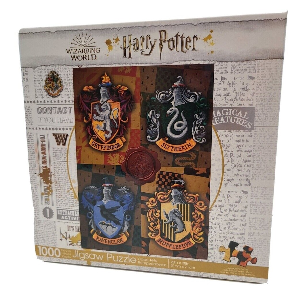 Harry Potter Jigsaw Puzzle HP Crest Wizarding World  Aquarius  1000 pieces